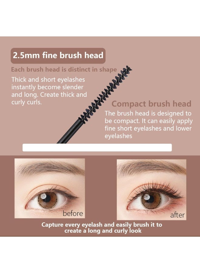Shengqialun Prime Mascara for Older Women -Waterproof Brown Mascara Volume -Natural Thickening Effect, Long-Lasting, Smudge Proof -Suitable for Sensitive Eyes Makeup (Brown) - Image 4